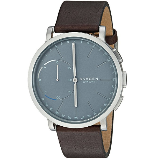 Skagen Hagen Connected Leather Hybrid Smartwatch $91.88 free shipping