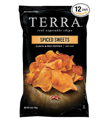 TERRA Spiced Sweet Potato Chips, 6 oz. (Pack of 12) only $17.5