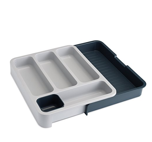 Joseph Joseph 85042 DrawerStore Expandable Cutlery Tray, Gray only $13.99
