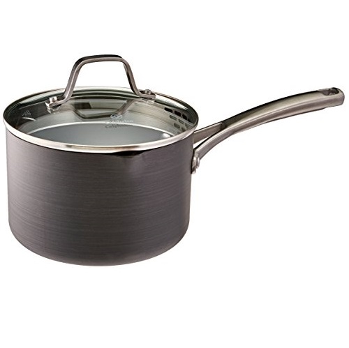 Calphalon Classic Nonstick Sauce Pan with Cover, 2.5 Quart, Grey, Only $28.33, free shipping
