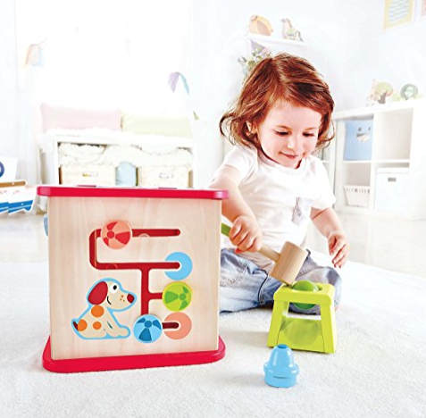 Hape Kids Pepe & Friends Wooden Activity Cube and Center only $16.10