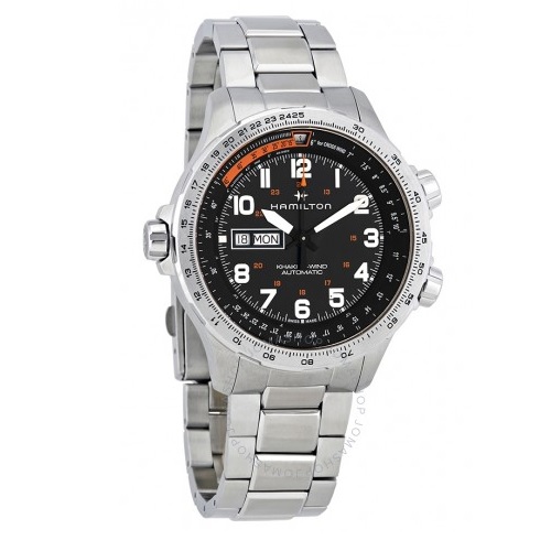 HAMILTON Khaki Aviation X-Wind Black Dial Men's Watch Item No. H77755133, only $699.00 after using coupon code, free shipping
