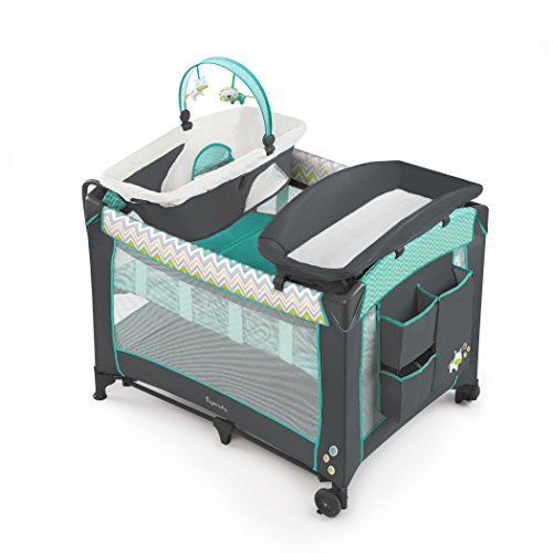 史低價！ Ingenuity 多功能嬰兒搖籃/遊戲床 ，原價$119.99，現僅售$67.19，免運費