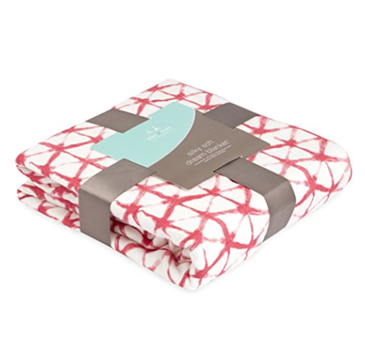 aden + anais Silky Soft Dream Blanket, berry shibori only $35.97