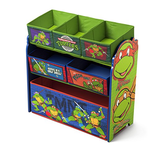 Delta Children Multi-Bin Toy Organizer, Nickelodeon Ninja Turtles, Only $21.99