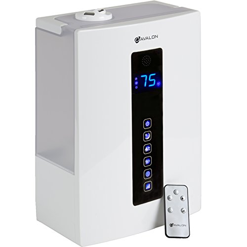 Avalon Premium 5 Liter Ultrasonic Digital Humidifier - Cool/Warm Mist, Adjustable Humidity Levels, Remote, Filter, Nightlight,With Pure Silent Technology, ETL Approved, Only$59.95, free shipping