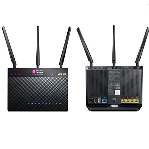 T-Mobile T-Mobile (AC-1900) By ASUS Wireless-AC1900 Dual-Band Gigabit Router, AiProtection with Trend Micro for Complete Network Security (Certified Refurbished), Only $48.00, free shipping
