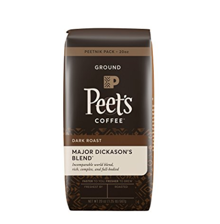 Peet's Coffee Brazil Minas Naturais, Medium Roast, Ground 12oz bag only $6.03