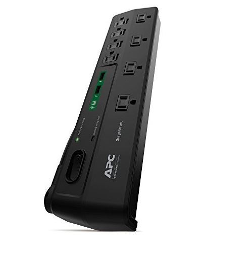 APC 8-Oultet Surge Protector 2670 Joules with USB Charger Ports, SurgeArrest Performance (P8U2), Only $14.99 after clipping coupon