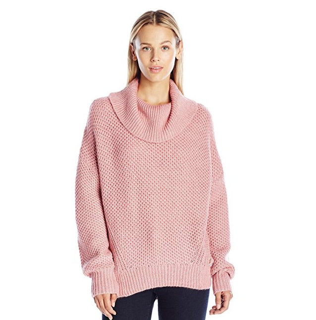 Juicy Couture Black Label Swtr Basket Weave Stitch Loose Pullover 女款时尚毛衣, 原价$228, 现仅售$44.99, 免运费！