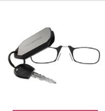 ThinOPTICS Keychain Reading Glasses, Black Frame, 2.00 Strength only $12.99