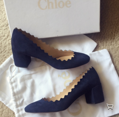 From $359.99(Org. $715) Chloé Lauren Scalloped Suede Loafers @ Saks Off 5th