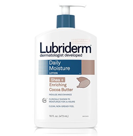 Lubriderm Daily Moisture Lotion Shea + Enriching Cocoa Butter, For Dry Skin 16 Fl. Oz only $5.45
