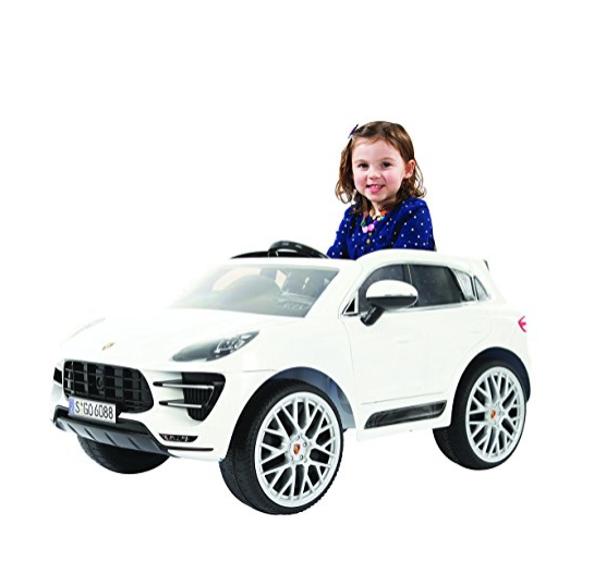 Rollplay Porsche Macan 6V Battery-Operated Ride-On Ride On, White only $173.40