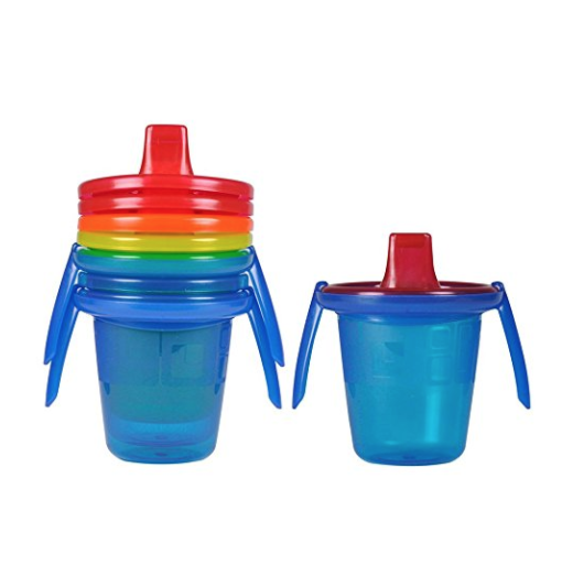 The First Years Take & Toss Spill-Proof Sippy Cups with Removable Handles, 7 Ounce, 4 Pack, Only $2.68, You Save $8.18(75%)