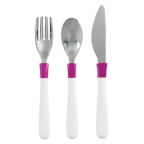 OXO Tot Cutlery Set for Big Kids, Pink, Only $5.99