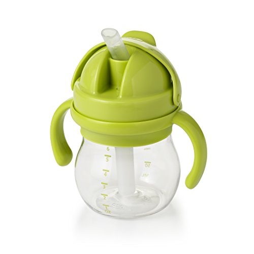 OXO Tot Transitions Straw Cup with Removable Handles, Green, 6 Ounce, Only $5.99