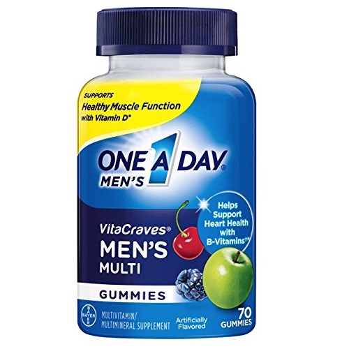 One A Day Men's VitaCraves Multivitamin Gummies, 70 Count, Only $6.64, free shipping after using SS