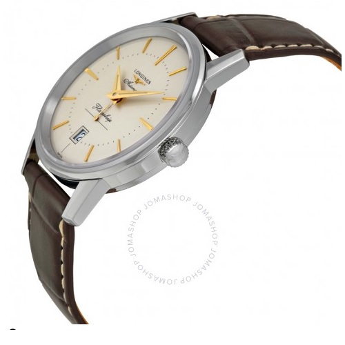 LONGINES Heritage Flagship Automatic Silver Dial Brown Leather Men's Watch L47954782 Item No. L4.795.4.78.2, only $1,125.00 after using coupon code, free shipping