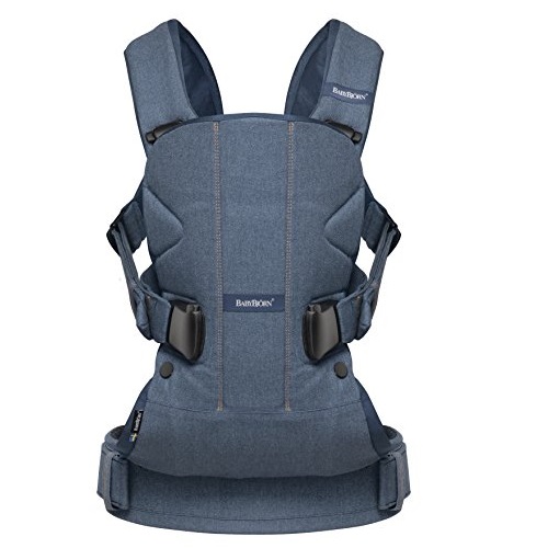 BABYBJORN Baby Carrier One - Classic Denim/Midnight Blue, Cotton, Only $99.00, free shipping