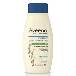Aveeno Skin Relief Gentle Scent Body Wash, Soothing Oat And Chamomile, 18 Fl. Oz. (Pack of 3) $9.94