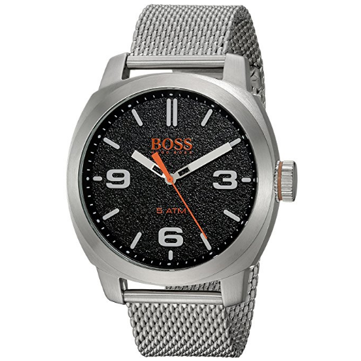 HUGO BOSS Men's 'CAPE TOWN' Quartz Stainless Steel Casual Watch, Color:Silver-Toned (Model: 1550013) $93.71 free shipping