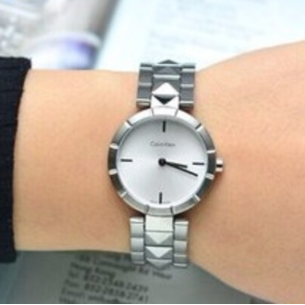 Ashford offers the Calvin Klein Women's Edge Watch Model: K5T33146 for $65 via coupon code 