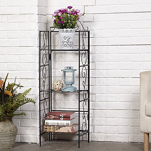 Amagabeli Versatile 3 Tier Standing Wire Shelf Shelving Unit Bakers Rack Metal Rustproof Organizer Corner Planter Stand Storage Shelves, Only $27.99 after clipping coupon, free shipping