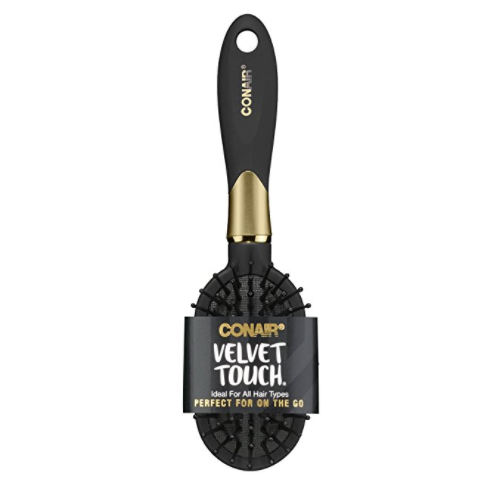 Conair Velvet Touch Hair Brush, Cushion, Mid-Size- Colors May Vary only $1.69