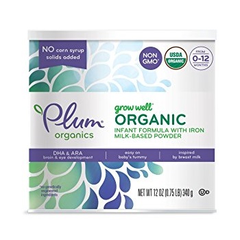 Plum Organics Grow Well Organic Infant Formula, 12 Ounce, only $2.00, free shipping  exclusively for Prime members.