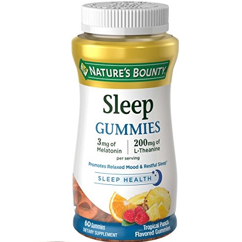 Nature's Bounty Sleep Complex 3 mg Melatonin/200 mg L-Theanine, 60 Gummies, Only $5.30, free shipping after using SS