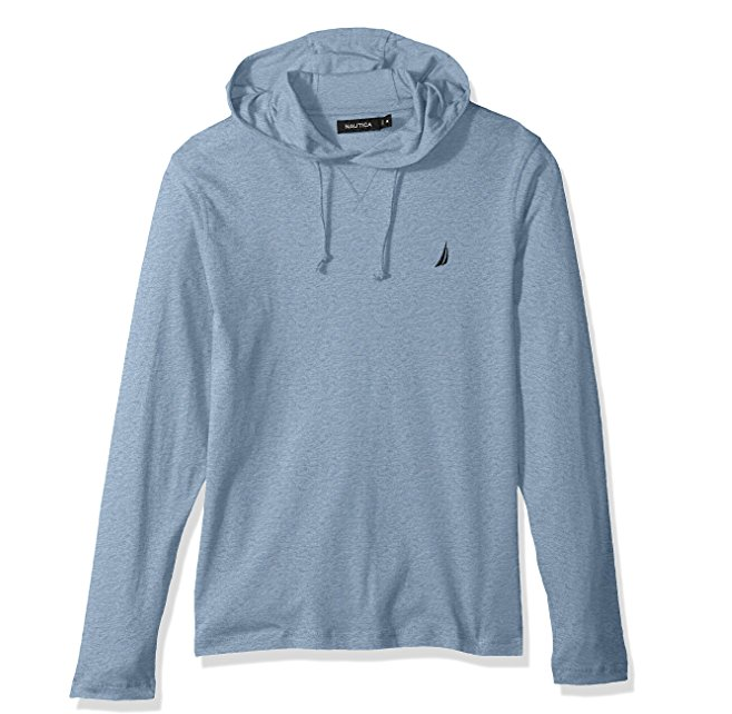 Nautica Men's Long Sleeve Classic Fit Jersey Hoodie T-Shirt only $18.39