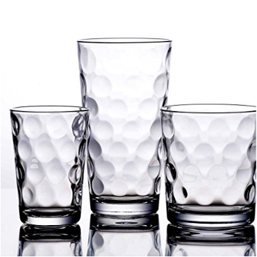 Galaxy Glassware玻璃杯套裝 12個，原價$34.99，現僅售$18.00