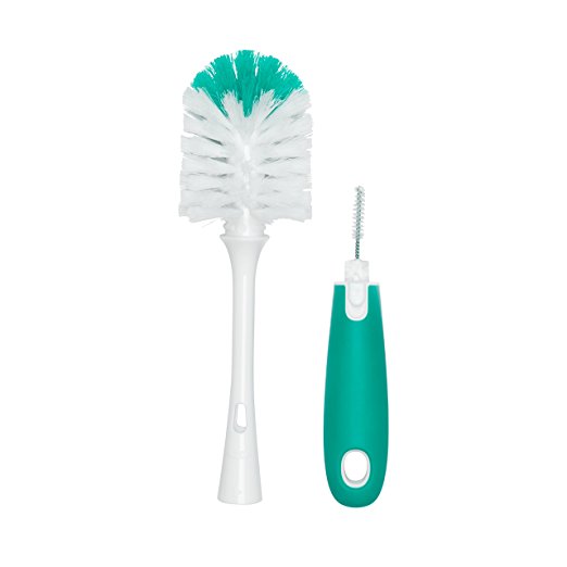 OXO Tot Bottle Brush with Nipple Cleaner, Teal, Only $4.99