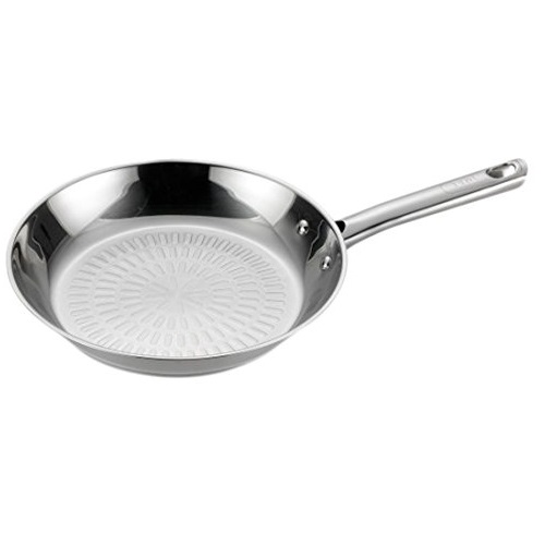 T-fal E76007 Performa Stainless Steel Dishwasher Safe Oven Safe Fry Pan Saute Pan Cookware, 12-Inch, Silver, Only $10.70,