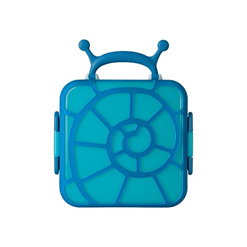 Boon 可爱蓝色蜗牛便当盒，原价$23.72，现仅售$13.99