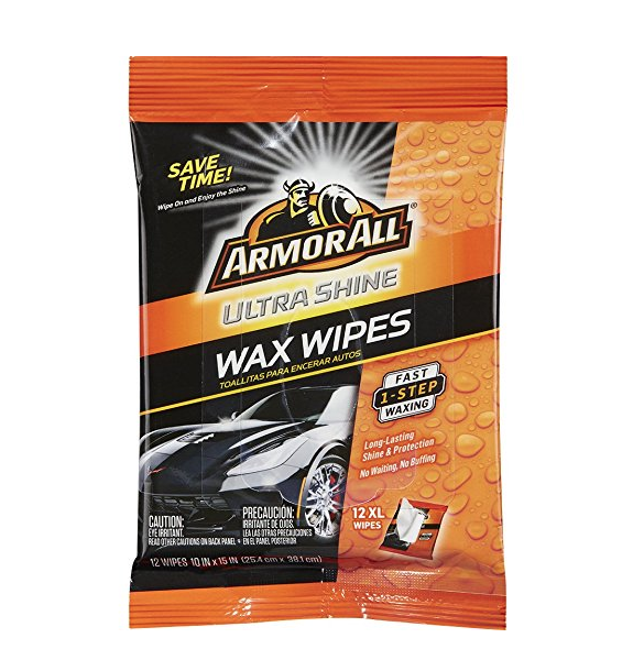 Armor All Ultra Shine Wax Wipes (12 count) only $6.88