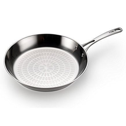T-fal H80007 Performa X Stainless Steel Dishwasher Safe Oven Safe Fry Pan Saute Pan Cookware, 12-Inch, Silver, Only $22.52
