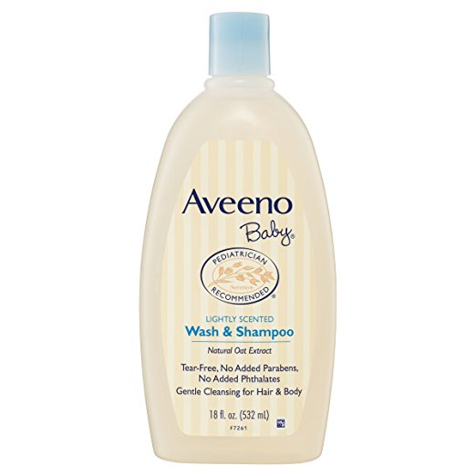 Aveeno Baby Wash & Shampoo For Hair & Body, Tear-Free, 18 Oz., only$5.50, free shipping after clipping coupon and using SS