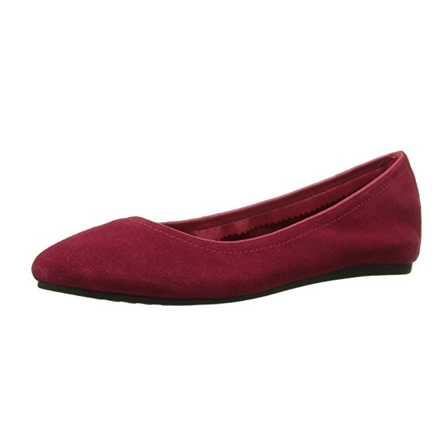 Crocs Lina Suede Ballet Flat 女款麂皮平底鞋, 現僅售$17.56