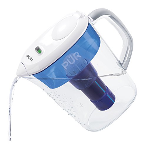 PUR Ultimate 7 Cup Pitcher with LED & Lead Reduction Water Filter, White, Only $19.00