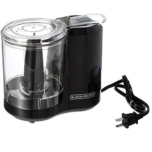 BLACK+DECKER 3-Cup Electric Food Chopper, Improved Assembly, Black, HC300B, Only $14.03