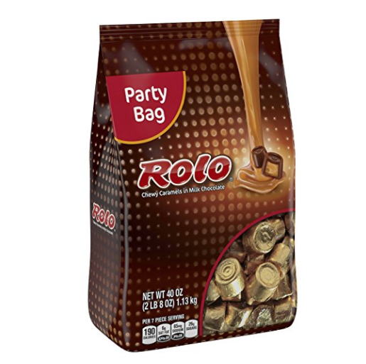 ROLO Gluten Free Chewy Caramels in Milk Chocolate, Individually Wrapped Candy, 40 Ounce Bag, Only $8.98, You Save $9.28(51%)