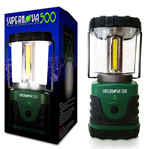 Supernova 500 Ultra Bright Camping & Emergency LED Lantern, Forest Green, Only $8.38
