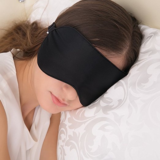 ALASKA BEAR® Natural silk sleep mask & blindfold, super-smooth eye mask (One Strap), Only $5.99, You Save $16.01(73%)