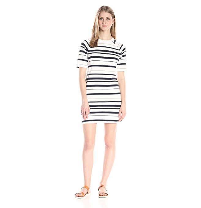 French Connection Joshua Stripe Dress 女款条纹连衣裙, 原价$128, 现仅售$15.40, 免运费！