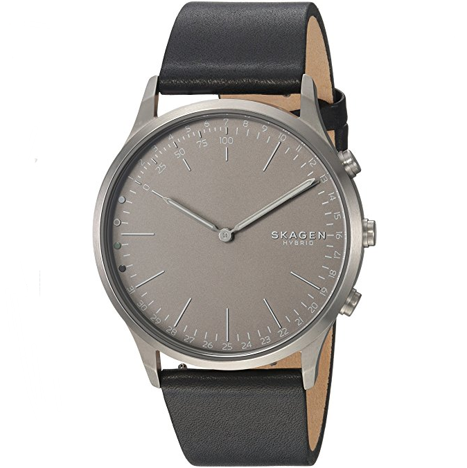 Skagen Jorn Connected Leather Hybrid Smartwatch $69.00，free shipping