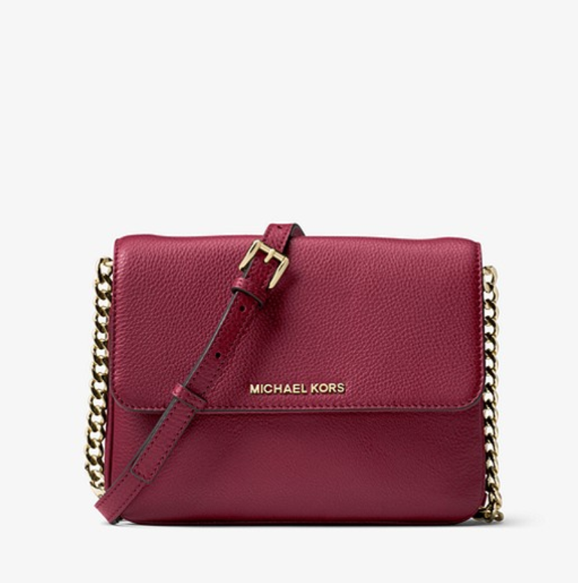 MICHAEL MICHAEL KORS Bedford Leather Crossbody ONLY $89.1