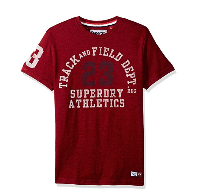 Superdry 男式 trackster T恤衫，原價$29.50, 現僅售$15.90