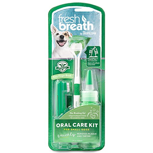 Tropiclean Fresh Breath Plaque Remover Pet Oral Care Kit, Small, Only $7.12